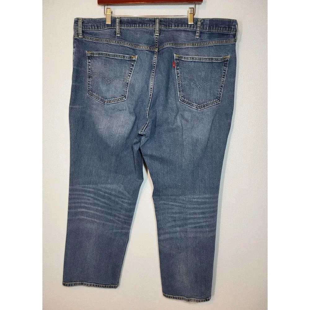 VTG Levi Mens Red‎ Tab Mid Wash 5 Pkt Jean 70's 80's Grunge Size 46X30